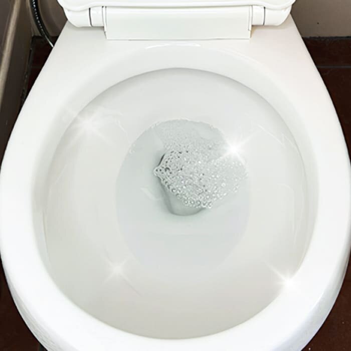 FizzClean Ergebnis – saubere Toilette